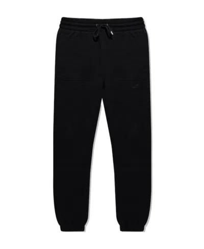 Maison Kitsuné Drawstring-fastening Waist Trousers In Black