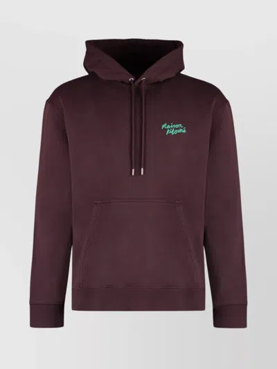 MAISON KITSUNÉ DRAWSTRING HOOD COTTON HOODIE