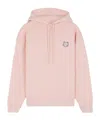 Maison Kitsuné Drawstring Hooded Hoodie In Pink