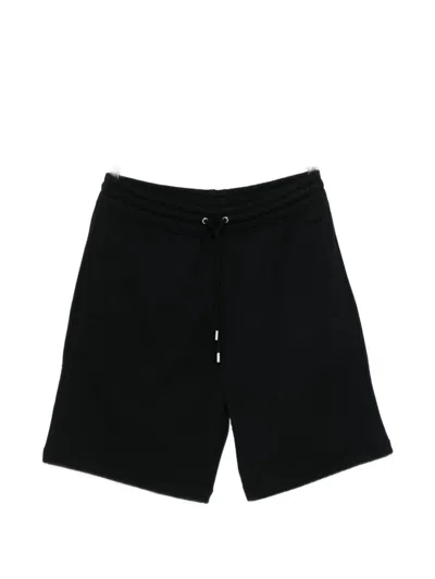 Maison Kitsuné Tailored Shorts Featuring Practical Side Pockets In Black