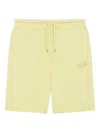 Maison Kitsuné Drawstring Shorts In Yellow