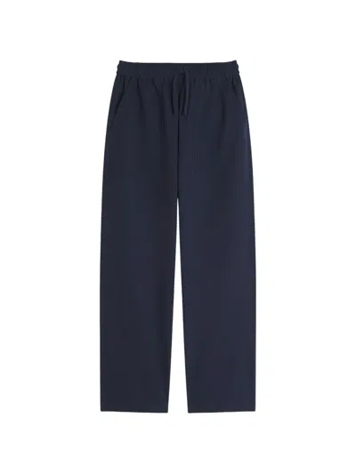 Maison Kitsuné Drawstring Trousers In Blue