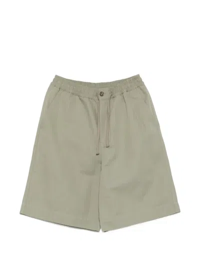 Maison Kitsuné Drawstring-waist Shorts In Gray