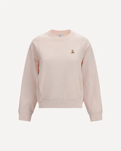 Maison Kitsuné Dreaming Fox Sweatshirt In Pink