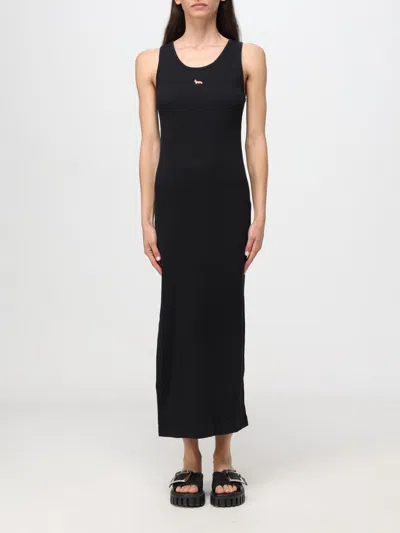 MAISON KITSUNÉ DRESS MAISON KITSUNÉ WOMAN COLOR BLACK,F51891002
