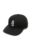 Maison Kitsune Maison Kitsuné "dressed Fox" Cap In Black