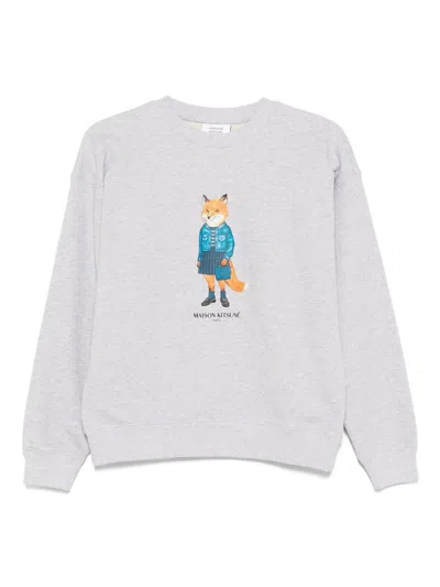 MAISON KITSUNÉ MAISON KITSUNÉ DRESSED FOX COMFORT SWEATSHIRT CLOTHING