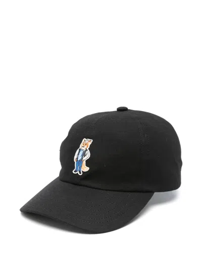 Maison Kitsuné Dressed Fox Cotton Baseball Cap