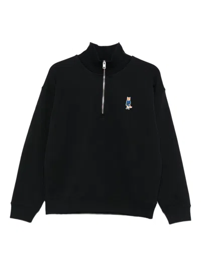 MAISON KITSUNÉ DRESSED FOX COTTON SWEATSHIRT