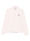 Maison Kitsuné Dressed Fox Cotton Sweatshirt In Pink