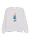 Maison Kitsuné Dressed Fox Cotton Sweatshirt In Multi