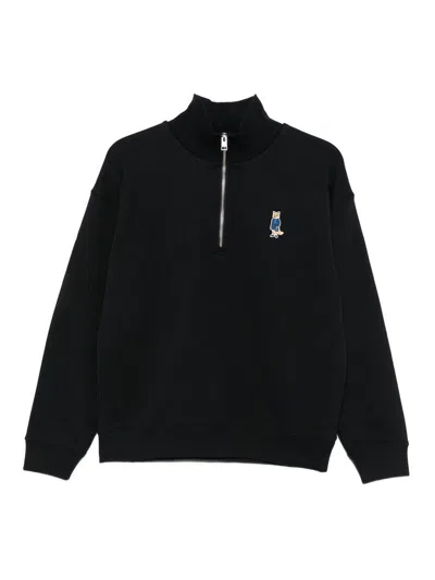 MAISON KITSUNÉ SUDADERA - NEGRO