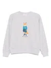 Maison Kitsuné Woman Sweatshirt Light Grey Size Xs Cotton In Gray