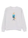 Maison Kitsuné Dressed Fox Comfort Sweatshirt Clothing In Gray