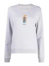 Maison Kitsuné Maison Kitsune Dressed Fox Sweatshirt In Grey