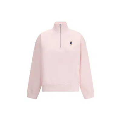 MAISON KITSUNÉ DRESSED FOX HIGH NECK AND ZIP WOMEN'S SWEATSHIRT