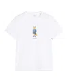 Maison Kitsuné Dressed Fox Print Cotton T-shirt In Multi