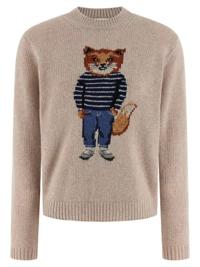 MAISON KITSUNÉ DRESSED FOX SWEATER