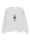 Maison Kitsuné Dressed Fox Comfort Sweatshirt Clothing In Gray
