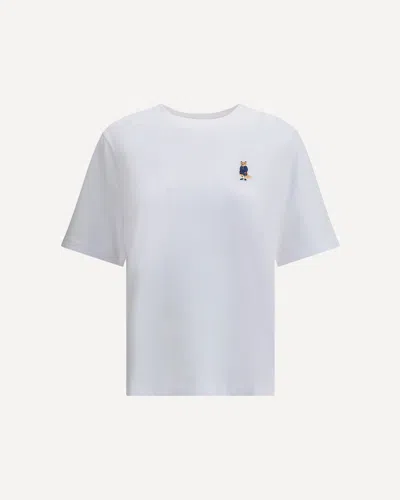 Maison Kitsuné Dressed Fox T-shirt In White