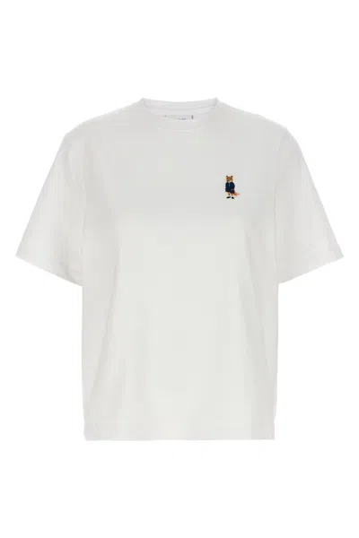 Maison Kitsuné 'dressed Fox' T-shirt In White