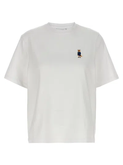 Maison Kitsuné Maison Kitsune 'dressed Fox' T Shirt In White