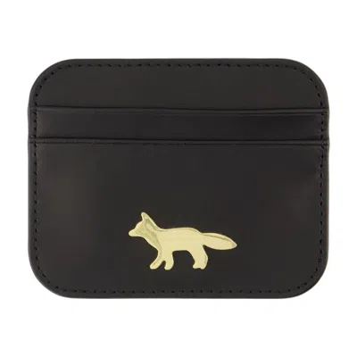Maison Kitsuné Edie Card Case In Black
