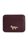 Maison Kitsuné Edie Cardholder In Brown