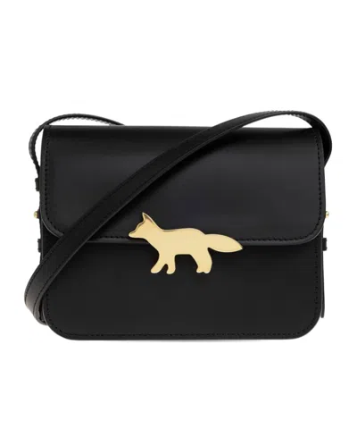Maison Kitsuné Edie Crossbody Bag In Black