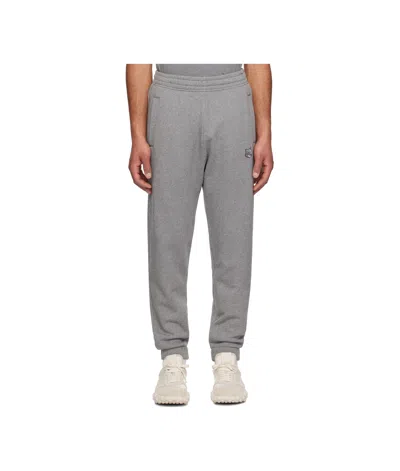 MAISON KITSUNÉ FOX-EMBROIDERED JOGGERS