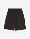 Maison Kitsuné Elasticated Bermuda In Brown