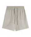 Maison Kitsuné Elasticated Shorts In Truffle Color