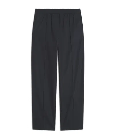 Maison Kitsuné Elasticated Waist Pants In Black