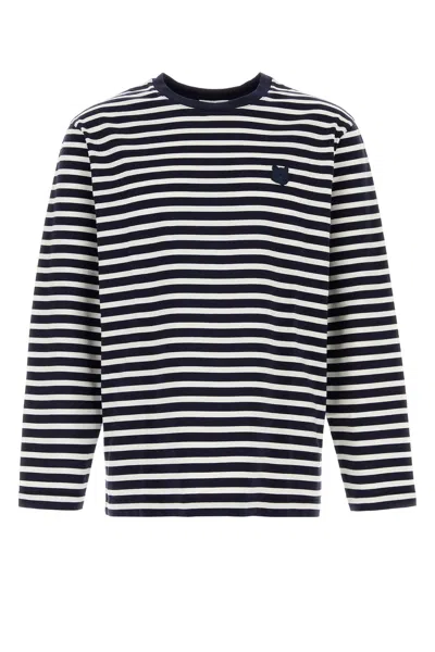 Maison Kitsuné Maison Kitsune Embroidered Cotton Oversize T-shirt In White