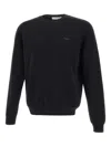 Maison Kitsuné Embroidered-fox Sweater In Black