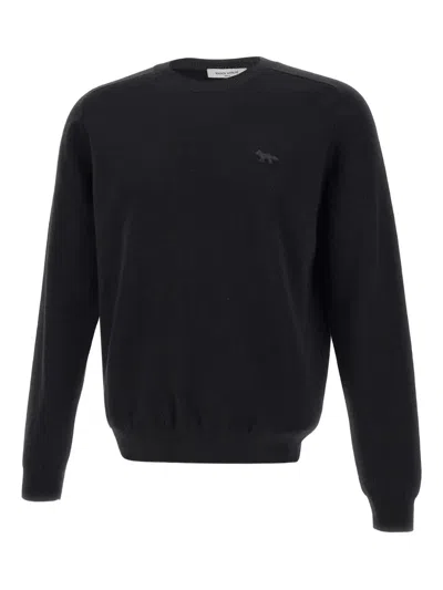 MAISON KITSUNÉ EMBROIDERED-FOX SWEATER