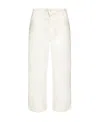 Maison Kitsuné Embroidered-logo Cotton Pants In White