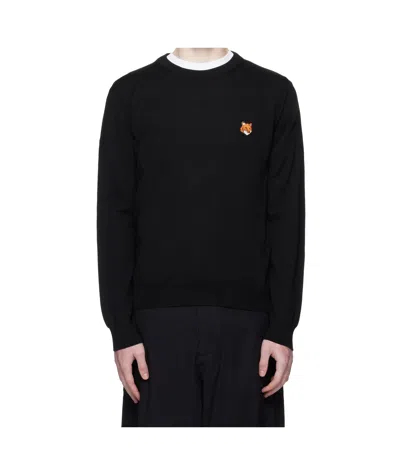 MAISON KITSUNÉ MAISON KITSUNÉ FOX HEAD REGULAR JUMPER