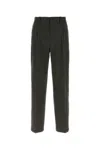 Maison Kitsuné Maison Kitsune Embroidered Polyester Blend Pant In Rangergreen