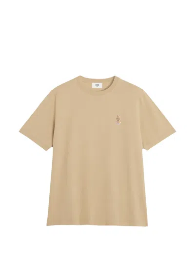 Maison Kitsuné Maison Kitsune T-shirts And Polos In Metallic