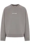Maison Kitsuné Embroidery Oversize Raglan Sweatshirt In Grey