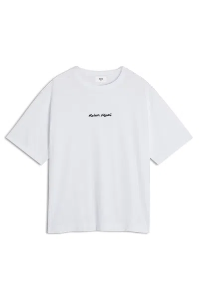 MAISON KITSUNÉ EMBROIDERY OVERSIZE TEE-SHIRT