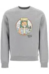 Maison Kitsuné 'rambling Fox Print Sweat