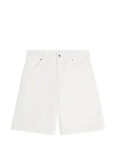 Maison Kitsuné Five-pocket Shorts In White