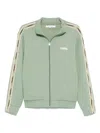 Maison Kitsuné Flas Fox Jacket In Green
