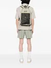 Maison Kitsuné Flash Fox Backpack In Green