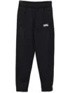 Maison Kitsuné Black Flash Fox Sweatpants In Black