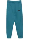 Maison Kitsuné Flash Fox Patch Sweatpants In Blue