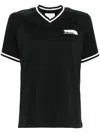 Maison Kitsuné Flash Fox Raglan T-shirt In Black