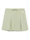 Maison Kitsuné Flash Fox Skirt In Green